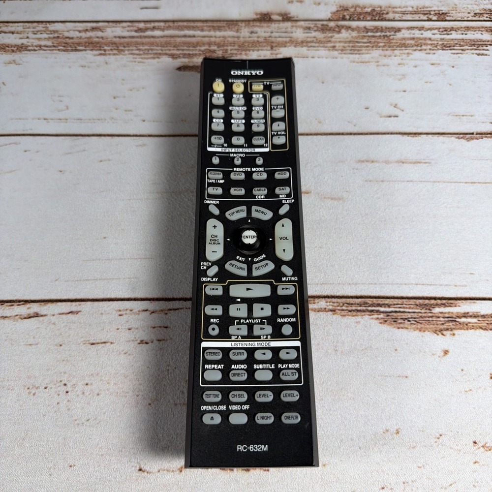 Onkyo RC-632M AV Receiver Remote Control for TX-SR573 Home Audio Used
